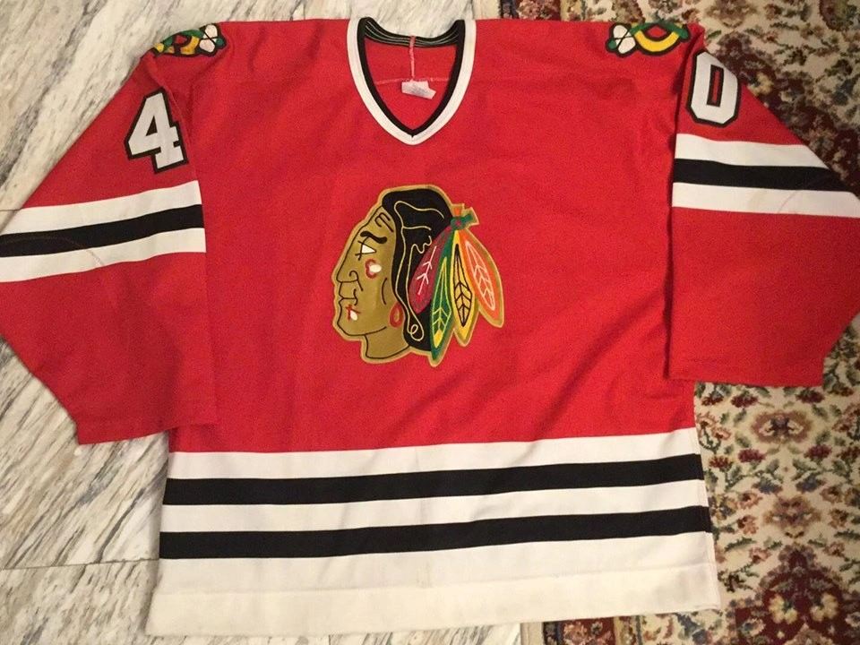 88-89 Darren Pang #40 game worn jersey